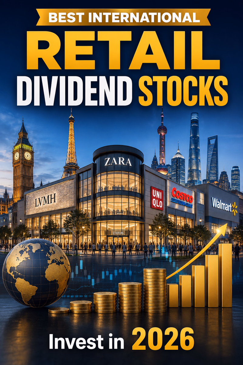 Best international retail dividend stocks to invest in 2026
